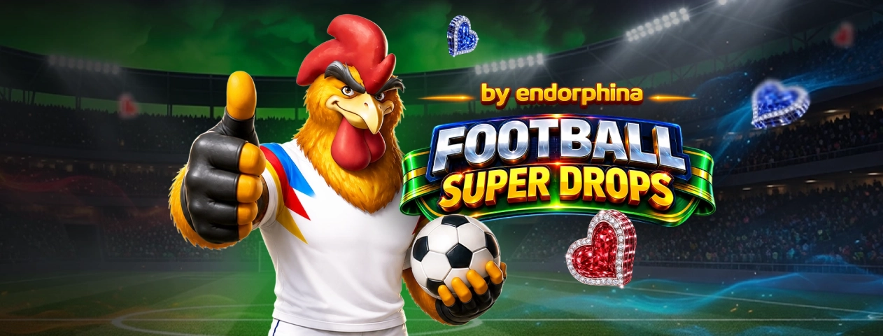 ⚽ Football Super Drops — 25.000 Sofortpreise in den Endorphina-Slots!
